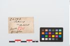 Etikett zu Bronzebrillenfibel (NHMW-PRAE-024506)